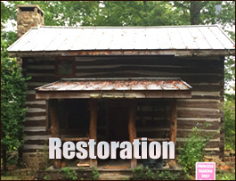 Historic Log Cabin Restoration  Geneva County, Alabama